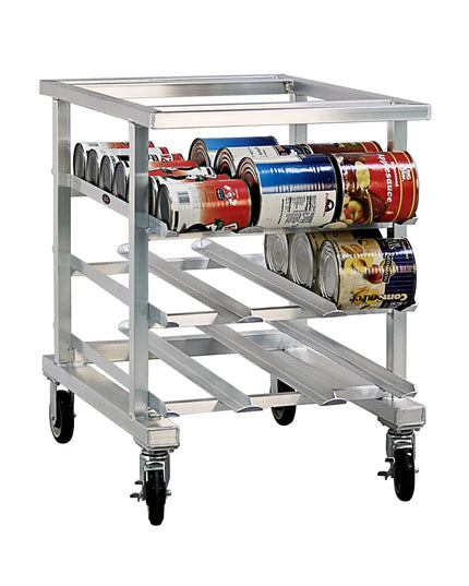 Kệ Đựng Hộp Đồ Hộp Di Động New Age 1236NT Cao 88.9 cm, Sức Chứa (54) Hộp #10 Hoặc (72) Hộp #5