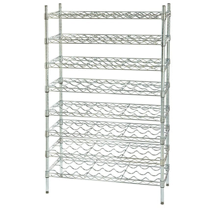 Kệ Đựng Rượu Vang Focus FWSK3654CH Cao 137.2 cm Sức Chứa 72 Chai, Mạ Crôm