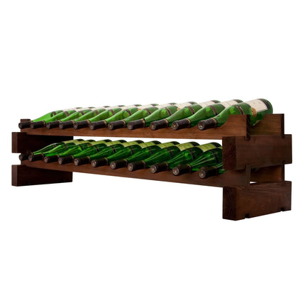 Kệ Đựng Rượu Vang Vinotemp EP-4472-22S Cao 27.9 cm Sức Chứa 22 Chai, Gỗ Thông, Nhuộm Màu