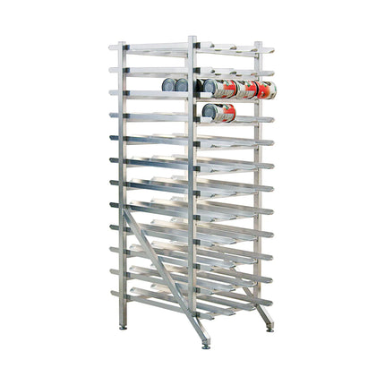 Kệ Hộp Thiếc Cố Định New Age 1254 Cao 185.4 cm, Chứa (288) Hộp #5, Chân Điều Chỉnh