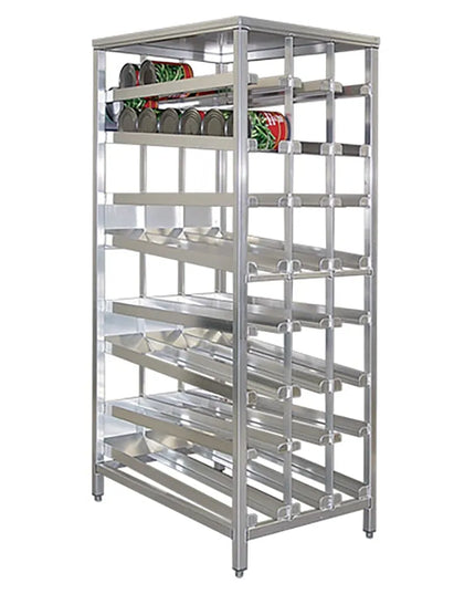 Kệ Hộp Thiếc Cố Định New Age 97294 Cao 201.9 cm, Chứa (156) Hộp #10, Chân Điều Chỉnh