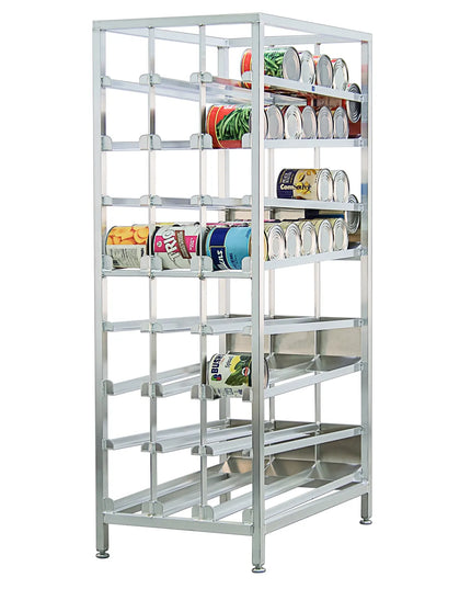 Kệ Hộp Thiếc Cố Định New Age 99381 Cao 198.8 cm, Chứa (156) Hộp #10, Chân Điều Chỉnh