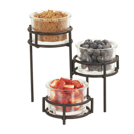 Kệ Hũ Gia Vị Cà Phê/Trà Cal-Mil 22604-16-13 3 Ngăn - Trong/Đen