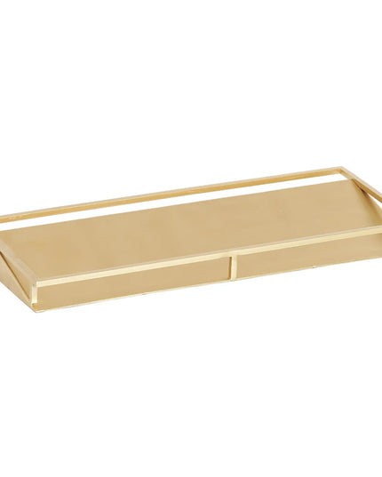 Kệ Hũ Gia Vị Cà Phê/Trà Cal-Mil 22621-5-116 Hình Chữ Nhật 3 Ngăn - Trong Suốt/Vàng