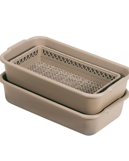 Kệ Rửa Dao Muỗng Nĩa Vollrath 1393 - Nửa Khay & Dạng Hở, Nhựa Co-polymer, Be