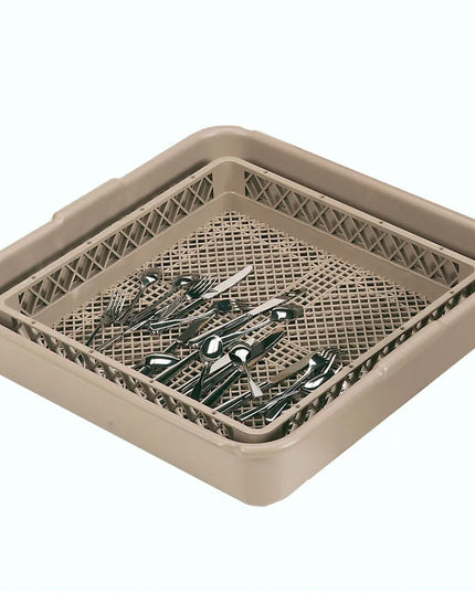 Kệ Rửa Dao Muỗng Nĩa Vollrath 1397 - Khay Đầy & Dạng Hở, Nhựa Co-polymer, Be