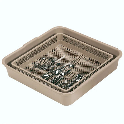 Kệ Rửa Dao Muỗng Nĩa Vollrath 1397 - Khay Đầy & Dạng Hở, Nhựa Co-polymer, Be