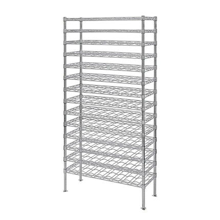 Kệ Rượu Vang Quantum Food Service 188 cmH Sức Chứa 168 Chai, Mạ Crôm (WR74-1448WSC)