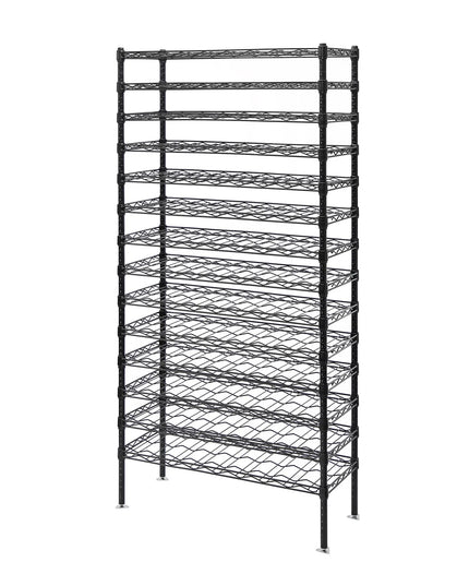 Kệ Rượu Vang Quantum Food Service 188 cmH Sức Chứa 168 Chai, Màu Đen (WR74-1448WSBK)