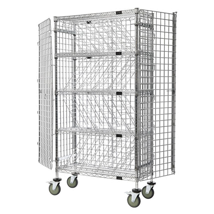 Kệ Rượu Vang Quantum Food Service Cao 188 cm Màu Crôm M1436-69BWSEC