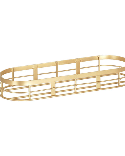 Kệ Trưng Bày Hũ Gia Vị Cà Phê/Trà Cal-Mil 22918-4-116 3 Ngăn Chữ Nhật - Trong Suốt/Vàng Gold