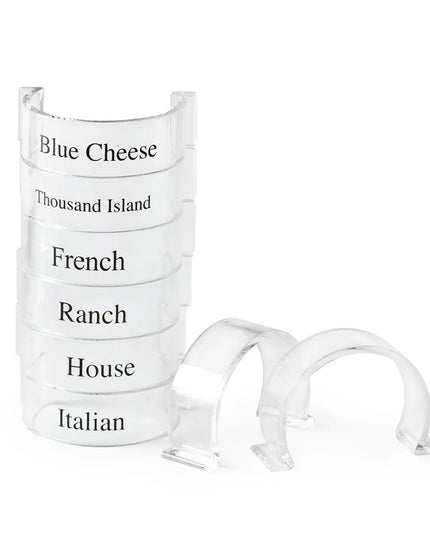 Kẹp Cố Định Chai Nước Sốt Salad GET - Bộ 8 Cái (CLIPS-8-CL)