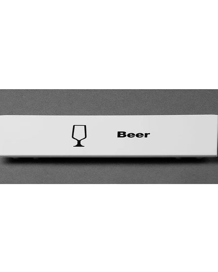 Kẹp Nhận Dạng Extender Gắn Nhanh Cambro CECBE15240 cmLy Bia" Cho Tất Cả Camrack - 12.7 cm x 4 cm, Trắng
