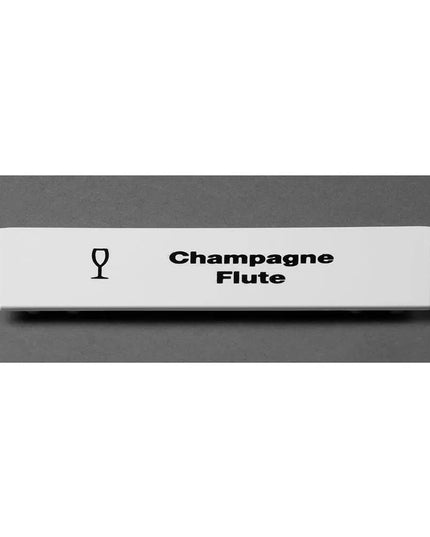 Kẹp Nhận Dạng Extender Gắn Nhanh Cambro CECCF15240 cmLy Champagne Flute" Cho Tất Cả Camrack - 12.7 cm x 4 cm, Trắng