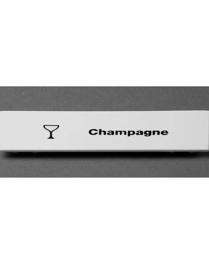Kẹp Nhận Dạng Extender Gắn Nhanh Cambro CECCH15240 cmLy Champagne" Cho Tất Cả Camrack - 12.7 cm x 4 cm, Trắng