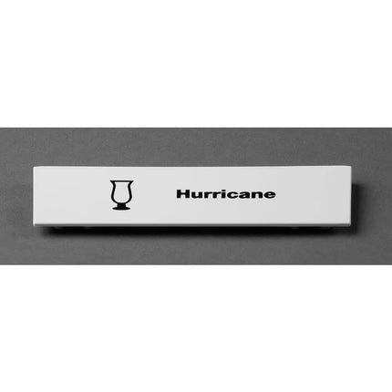Kẹp Nhận Dạng Extender Gắn Nhanh Cambro CECHU15240 cmLy Hurricane" Cho Tất Cả Camrack - 12.7 cm x 4 cm, Trắng