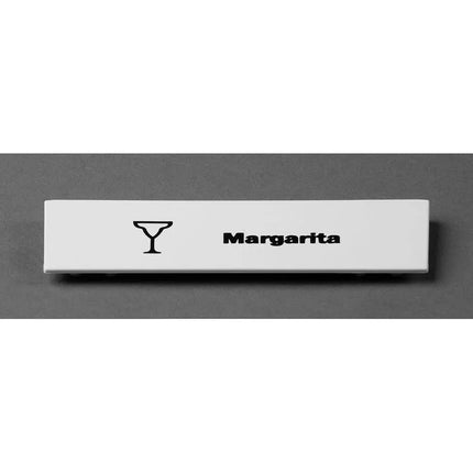 Kẹp Nhận Dạng Extender Gắn Nhanh Cambro CECMG15240 cmLy Margarita" Cho Tất Cả Camrack - 12.7 cm x 4 cm, Trắng
