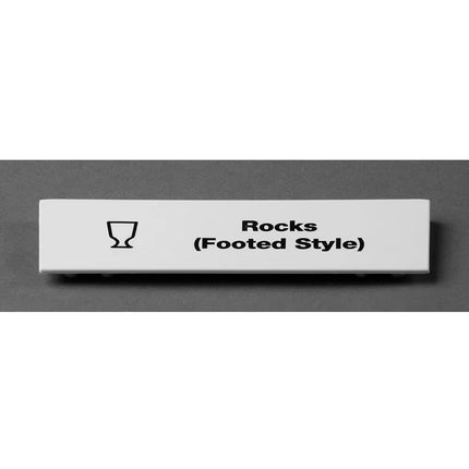 Kẹp Nhận Dạng Extender Gắn Nhanh Cambro CECRF15240 cmLy Rocks Chân Đế" Cho Tất Cả Camrack - 12.7 cm x 4 cm, Trắng