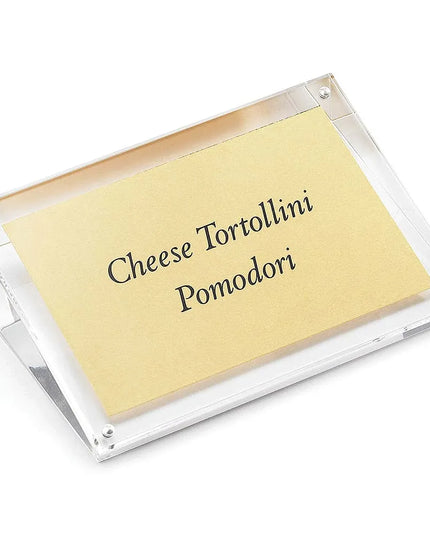 Kẹp Thẻ Menu Để Bàn Tablecraft ACHS46 10.2 x 15.2 cm, Acrylic