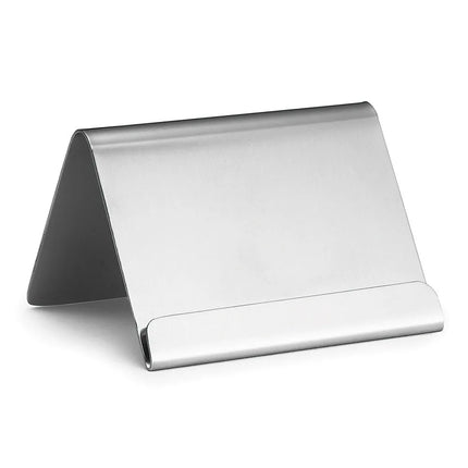 Kẹp Thẻ Menu Inox Tablecraft B17 Có Gờ Chặn, 6.4 x 5 x 5 cm