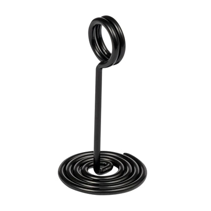 Kẹp Thẻ Số American Metalcraft NSB4 10.2 cm, Thép, Đen