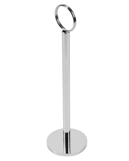 Kẹp Thẻ Số Tablecraft 1908 Phong Cách Địa Trung Hải, Cao 20.3 cm, Đế Phẳng, Chrome