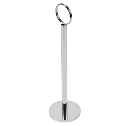 Kẹp Thẻ Số Tablecraft 1908 Phong Cách Địa Trung Hải, Cao 20.3 cm, Đế Phẳng, Chrome