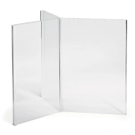 Kẹp Thực Đơn 6 Mặt Tablecraft 40606 10.2 x 15.2 cm Acrylic