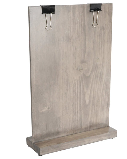 Kẹp Thực Đơn Clipboard Cal-Mil 2036-811-110 23.5 x 6.4 x 34.3 cm Gỗ Thông Gray Wash