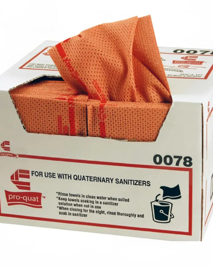 Khăn Bếp Chicopee Chix® Pro-Quat® 0078 Sợi Tổng Hợp Sọc Đỏ 43 cm x 32 cm
