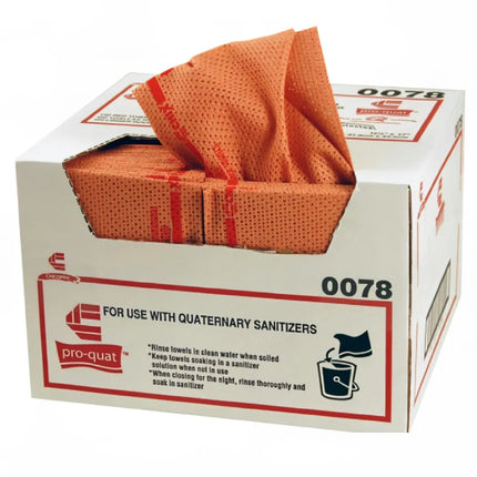 Khăn Bếp Chicopee Chix® Pro-Quat® 0078 Sợi Tổng Hợp Sọc Đỏ 43 cm x 32 cm