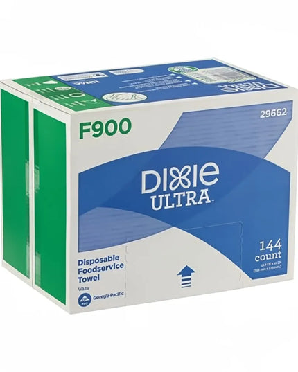 Khăn Bếp Dixie 29662 Sợi Gai-Cellulose Sọc Xanh Lá 53 cm x 32 cm