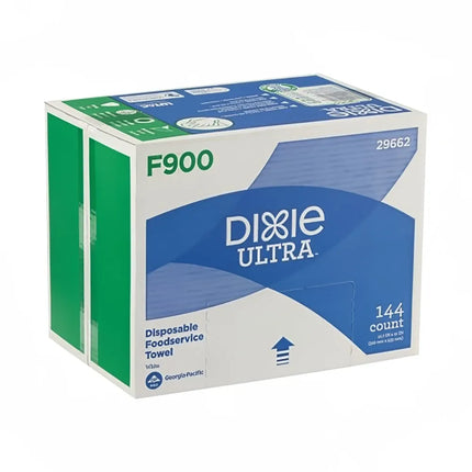 Khăn Bếp Dixie 29662 Sợi Gai-Cellulose Sọc Xanh Lá 53 cm x 32 cm