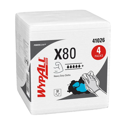 Khăn Bếp Kimberly-Clark WypAll® 41026 Sợi-Polypropylene Trắng 32 cm x 30 cm