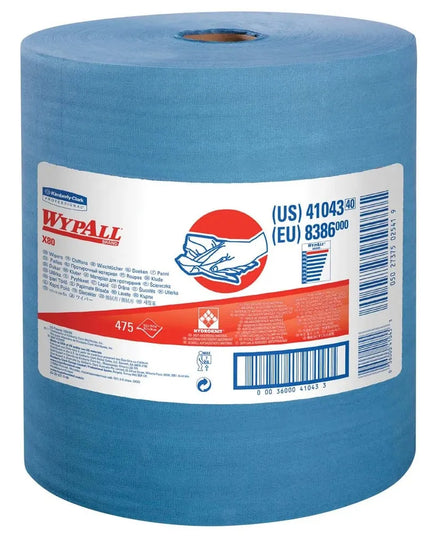 Khăn Bếp Kimberly-Clark WypAll® 41043 Sợi-Polypropylene Xanh Dương 34 cm x 31 cm