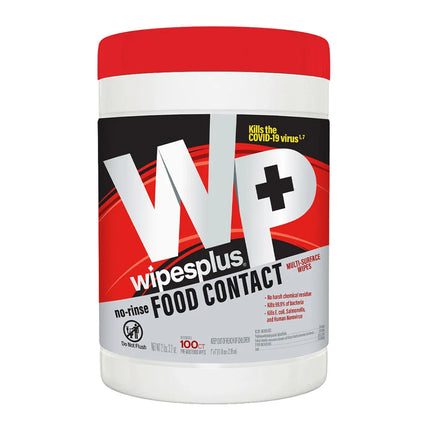 Khăn Lau Đa Bề Mặt Tiếp Xúc Thực Phẩm Không Cần Rửa Lại WipesPlus 33808