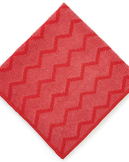 Khăn Microfiber Polyester Rubbermaid Hygen™ FGQ62000RD00 Sọc Đỏ 40 cm x 40 cm