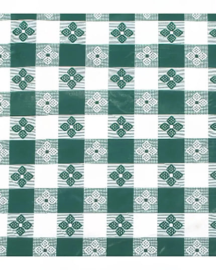 Khăn Trải Bàn Chữ Nhật Winco TBCO-70G PVC Lót Cotton 132 x 178 cm Màu Xanh Lá