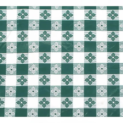 Khăn Trải Bàn Chữ Nhật Winco TBCO-70G PVC Lót Cotton 132 x 178 cm Màu Xanh Lá