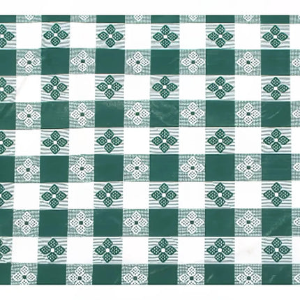 Khăn Trải Bàn Chữ Nhật Winco TBCO-90G PVC Lót Cotton 132 x 229 cm Màu Xanh Lá