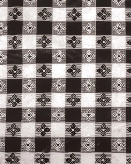Khăn Trải Bàn Chữ Nhật Winco TBCO-90K PVC Lót Cotton 132 x 229 cm Màu Đen
