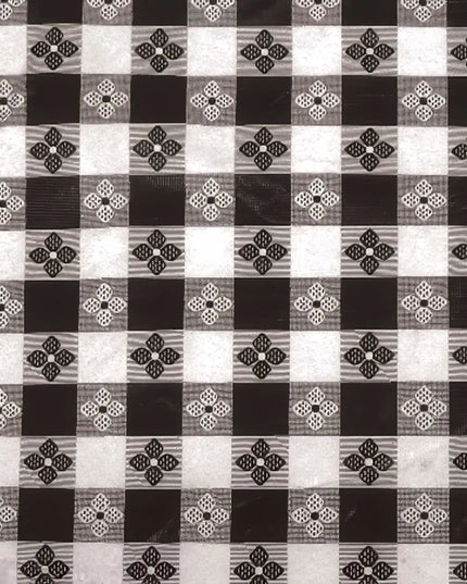 Khăn Trải Bàn Vuông Winco TBCS-52K PVC Lót Cotton 132 x 132 cm Màu Đen