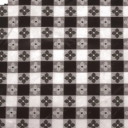 Khăn Trải Bàn Vuông Winco TBCS-52K PVC Lót Cotton 132 x 132 cm Màu Đen
