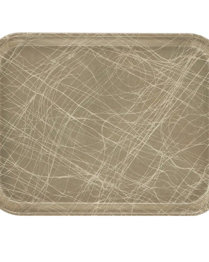 Khay Cafeteria Sợi Thủy Tinh Cambro 1014215 Camtray® 34.9 cm x 27 cm Xám Abstract