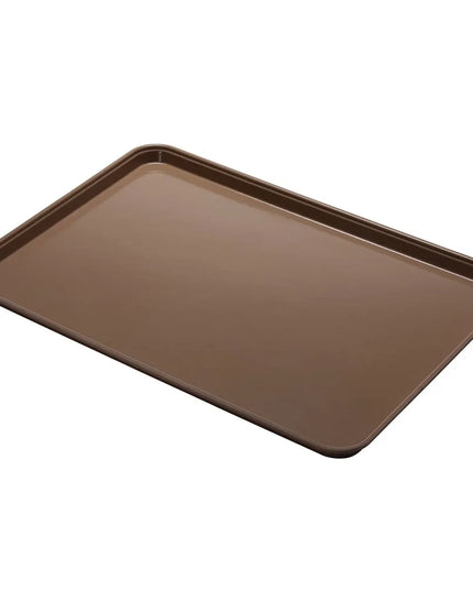 Khay Căng Tin Sợi Thủy Tinh Cambro 1014CL161 Camlite® 34.9 cm x 27 cm Nâu Vàng