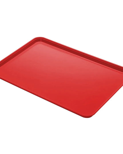 Khay Căng Tin Sợi Thủy Tinh Cambro 1014CL163 Camlite® 34.9 cm x 26.9 cm Đỏ Hồng