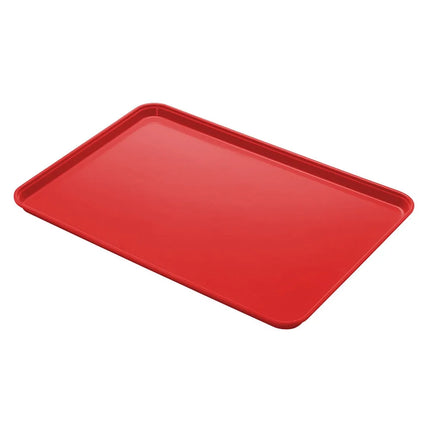 Khay Căng Tin Sợi Thủy Tinh Cambro 1014CL163 Camlite® 34.9 cm x 26.9 cm Đỏ Hồng
