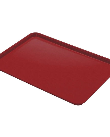 Khay Căng Tin Sợi Thủy Tinh Cambro 1014CL675 Camlite® 34.9 cm x 27 cm Đỏ Thép