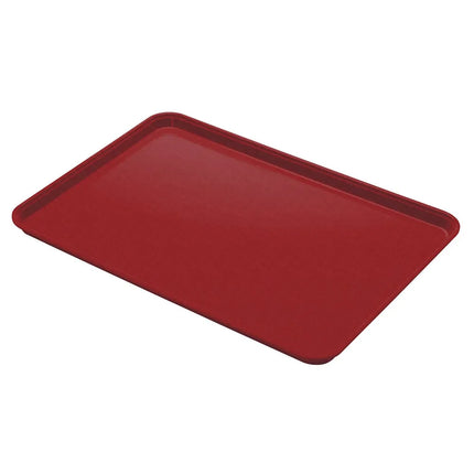 Khay Căng Tin Sợi Thủy Tinh Cambro 1014CL675 Camlite® 34.9 cm x 27 cm Đỏ Thép