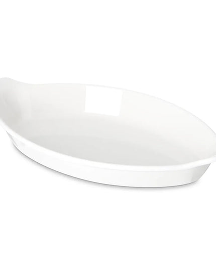 Khay Casserole Oval Carlisle 740502 Nhựa Polycarbonate Trắng 240 ml